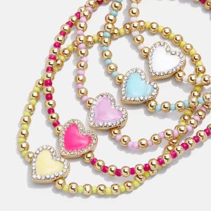 Sweetheart Kids' Pisa Bracelet Set - Pave Hearts