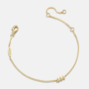 14K Gold Custom Angel Number Bracelet