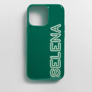 Fine Line Custom iPhone Case - Green/Light Green