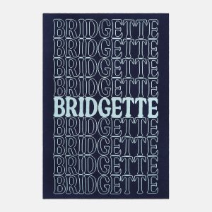 In the Bag Custom Blanket - Light Blue/Navy