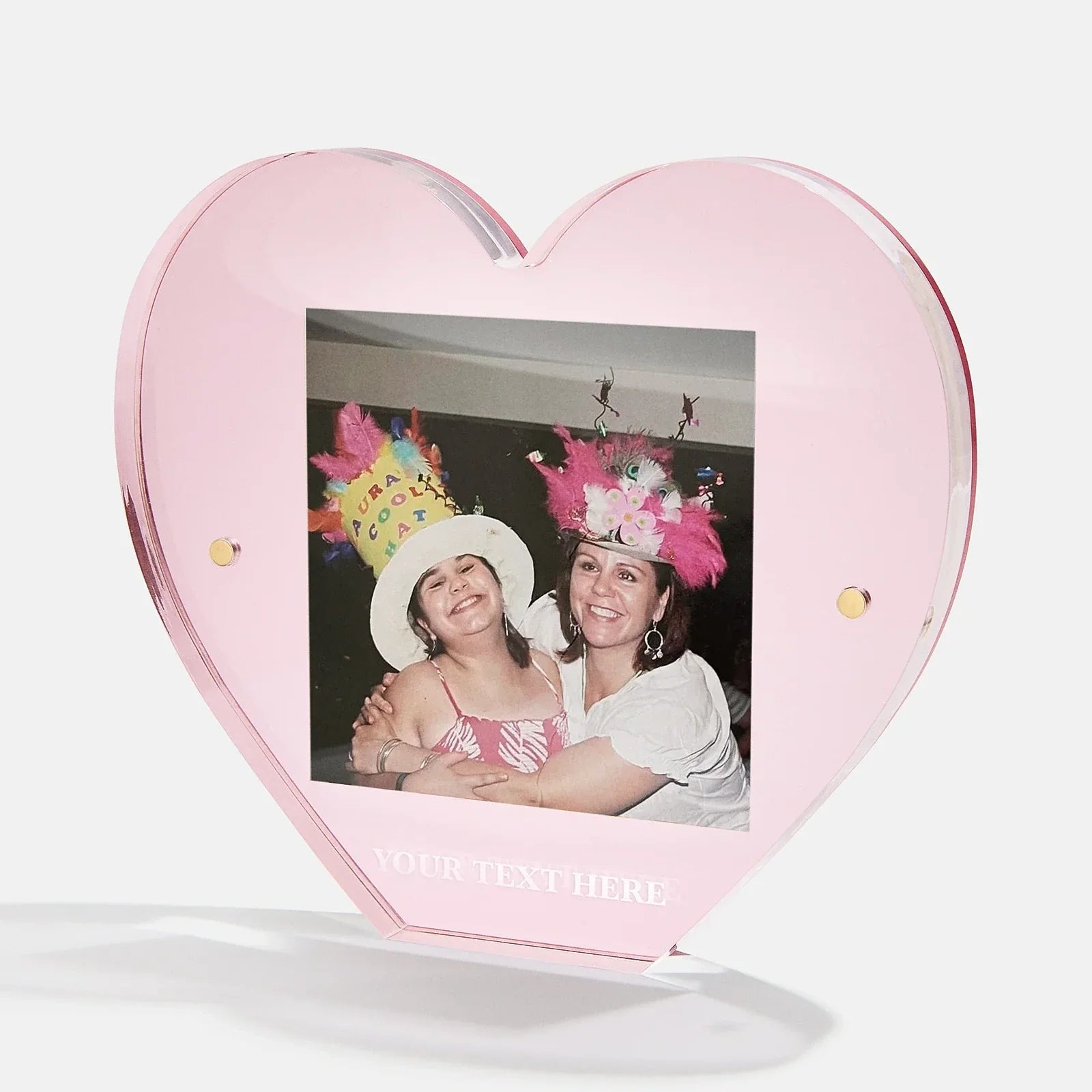 Picture Perfect Acrylic Frame - Heart Shape - Image 2