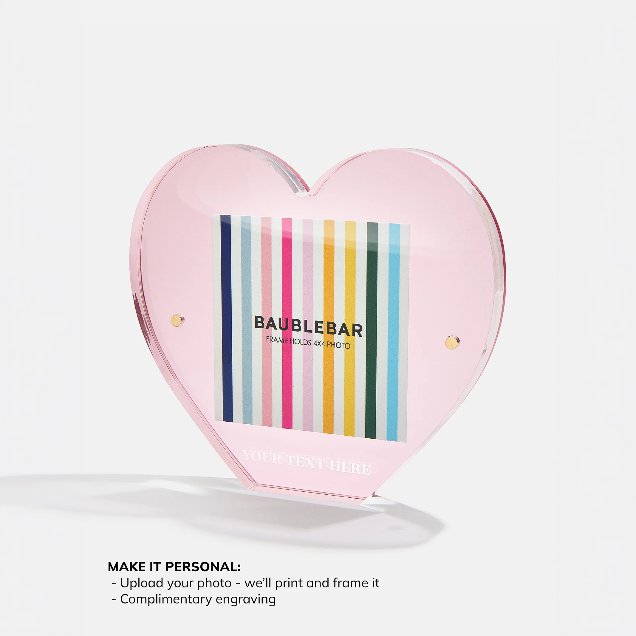 Picture Perfect Acrylic Frame - Heart Shape