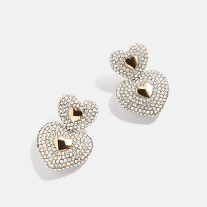 Haven Earrings - Gold/Pav??