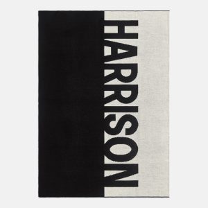 Down The Line Custom Blanket - Black/White