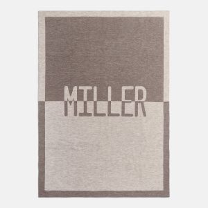 Spell It Out Custom Blanket - Light Brown/Dark Brown