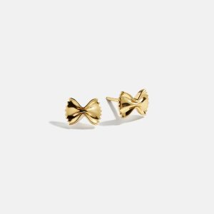 18K Gold Just For Fun Earrings - Pasta