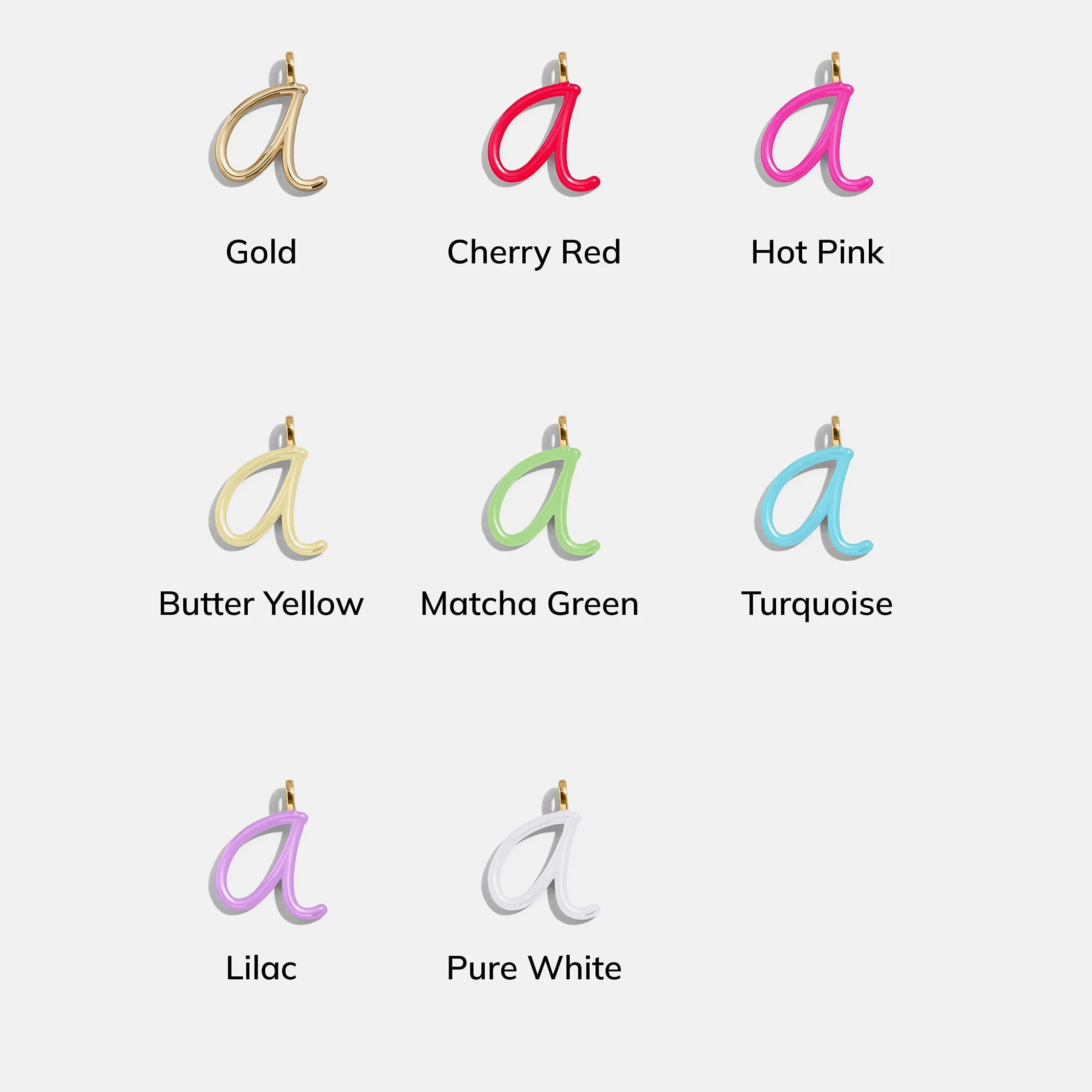 Letter Pop Custom Initial Necklace - Gold - Image 4