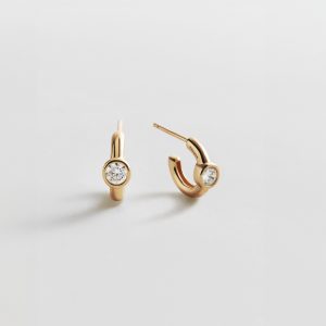 Dawn 14K Gold Earrings - Gold/Pav??