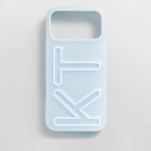 Fine Line Custom iPhone Case - Baby Blue/Baby Blue