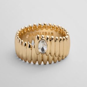 Mona Gold Wrap Ring - Gold/Pav??