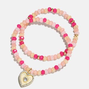 Bead Party Kids Bracelet Set  - Heart