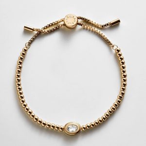 Valerie Bezel Pisa Bracelet - Crystal