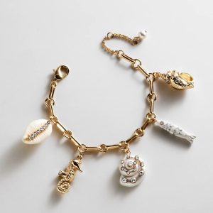 Salt Air Charm Bracelet - Gold