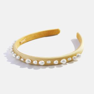 Pearls Please Kids' Headband - Yellow