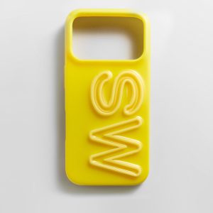Fine Line Custom iPhone Case - Yellow/Yellow