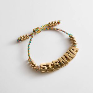 Oversized Waterproof Custom Name Bracelet - Multi