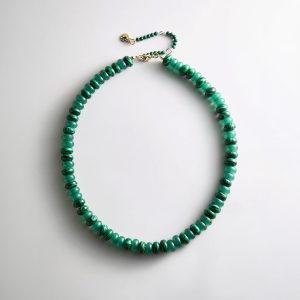 Joyce Semi-Precious Beaded Necklace - Malachite
