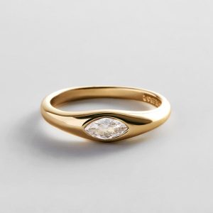 Niecy Gold Pinky Ring - Niecy Gold Pinky Ring