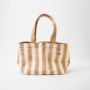 Striped Alpha Tote - Dune