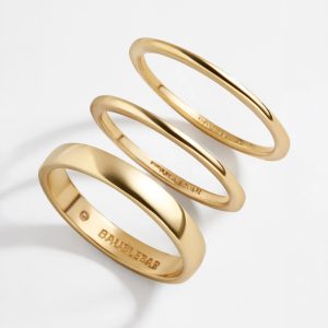 Tris 18K Gold Ring Set - Gold