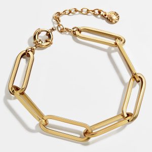 Hera Bracelet - Large Gold Plated Brass