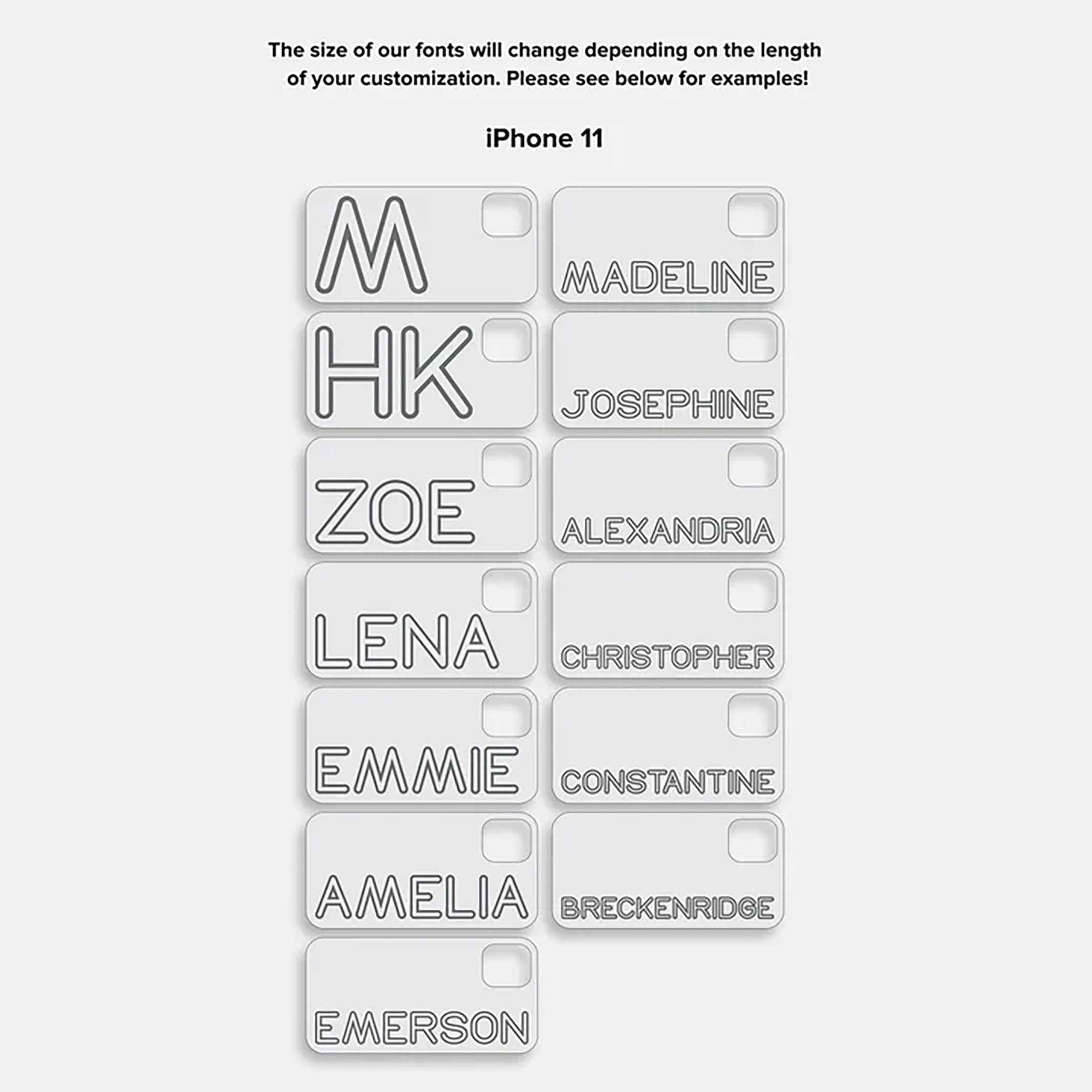 Fine Line Custom iPhone Case - Clear/Clear - Image 6