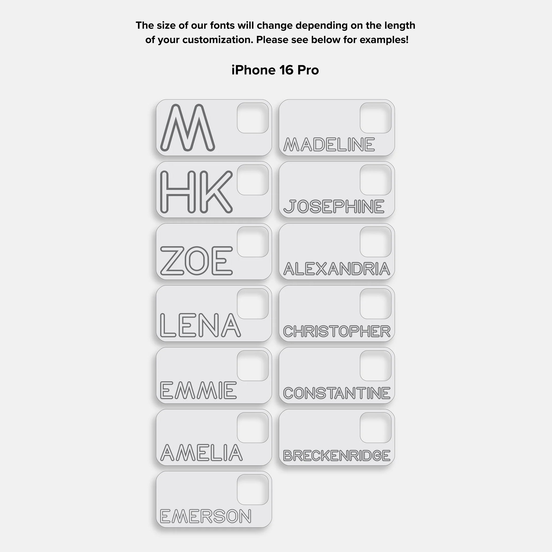 Fine Line Custom iPhone Case - White/White - Image 26