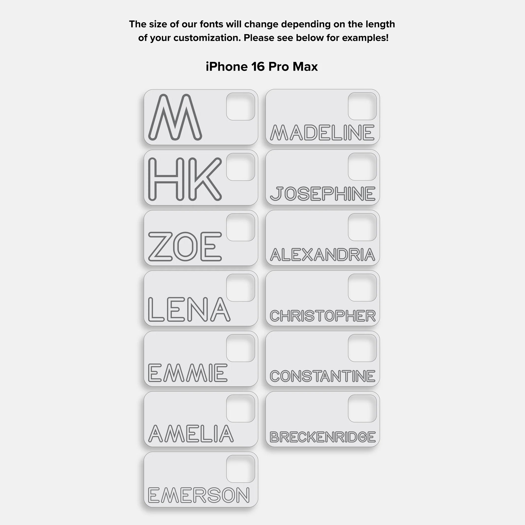 Fine Line Custom iPhone Case - White/White - Image 25