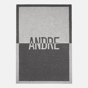 Spell It Out Custom Blanket - Gray/Dark Gray