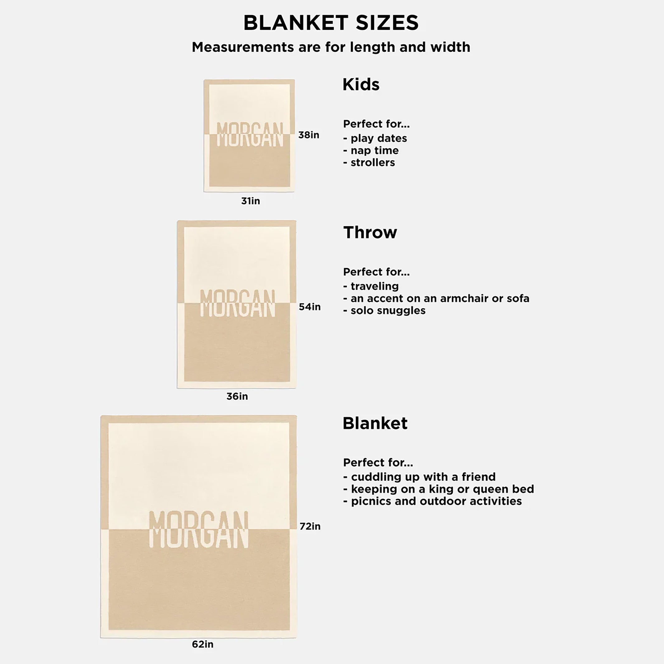 Upside Down & All Around Custom Blanket - Gray/Light Gray - Image 4