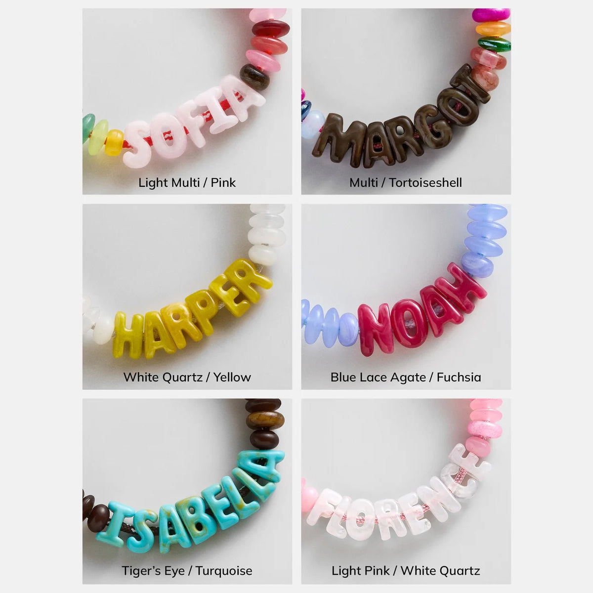 Wear Everywhere Waterproof Custom Bracelet - Tiger's Eye/Turquoise - Image 5